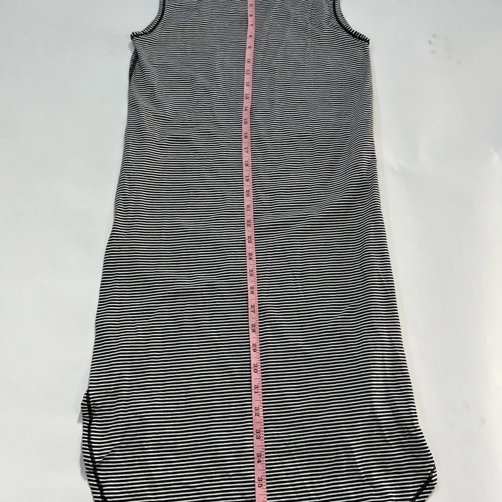 Lululemon Breeze By Tunic Mini Pop Stripe Black White Size 6